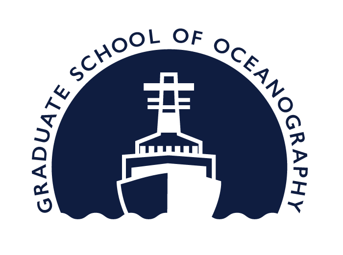 The University of Rhode Island Graduate School of Oceanography Logo.