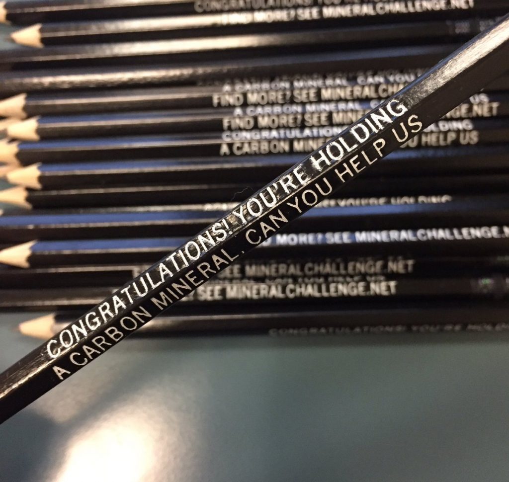 Carbon Mineral Challenge pencils